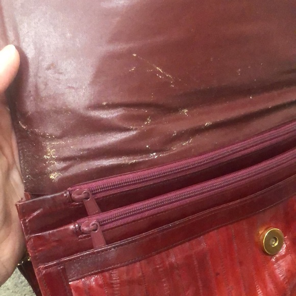 Sunco | Vintage Eel Skin Leather Purse - Picture 11 of 11